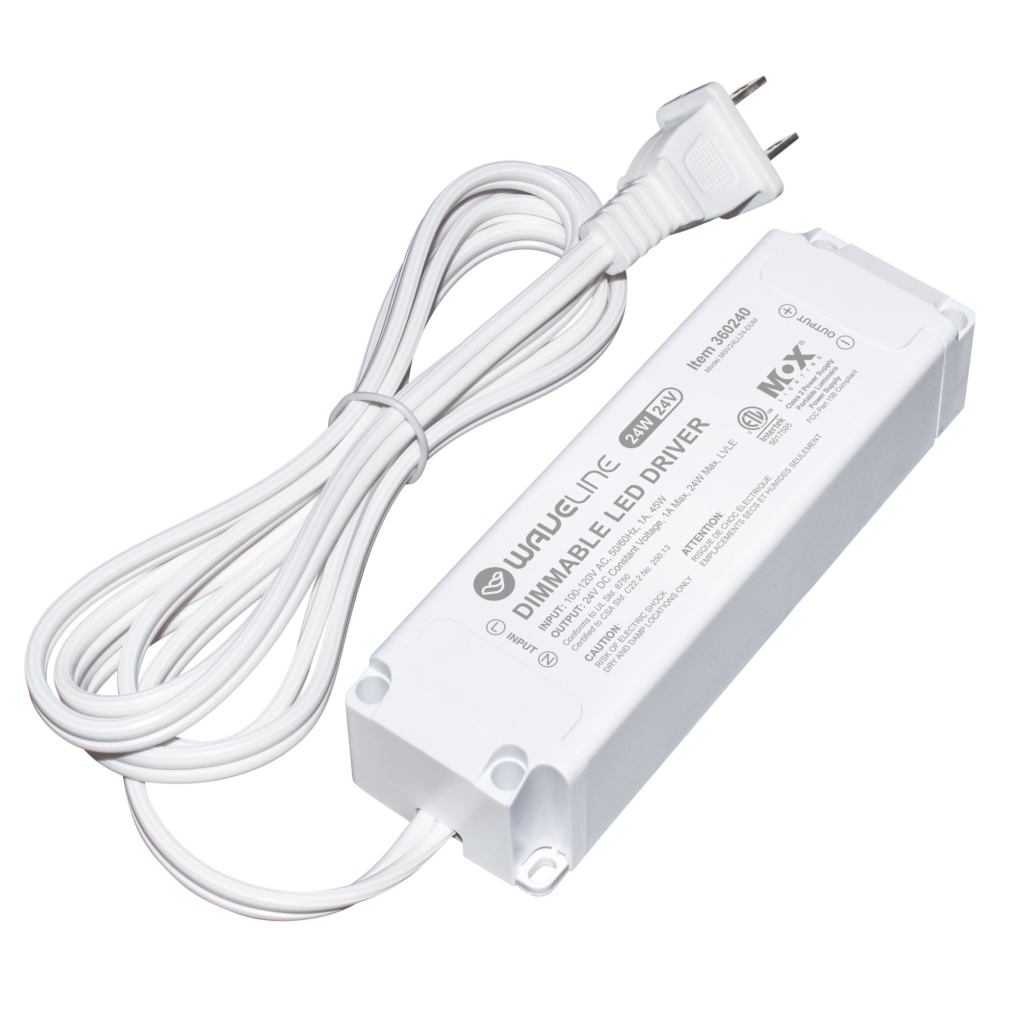 24V Dimmable LED Light Driver - 24W & 60W